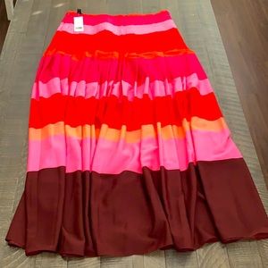 NEW PLEATED MIDI SKIRT!! Beautiful and bold colors